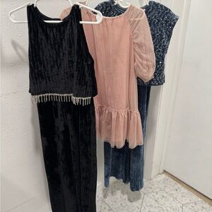 Zara kids formal bundle- jumpsuits and dress in perfect condition